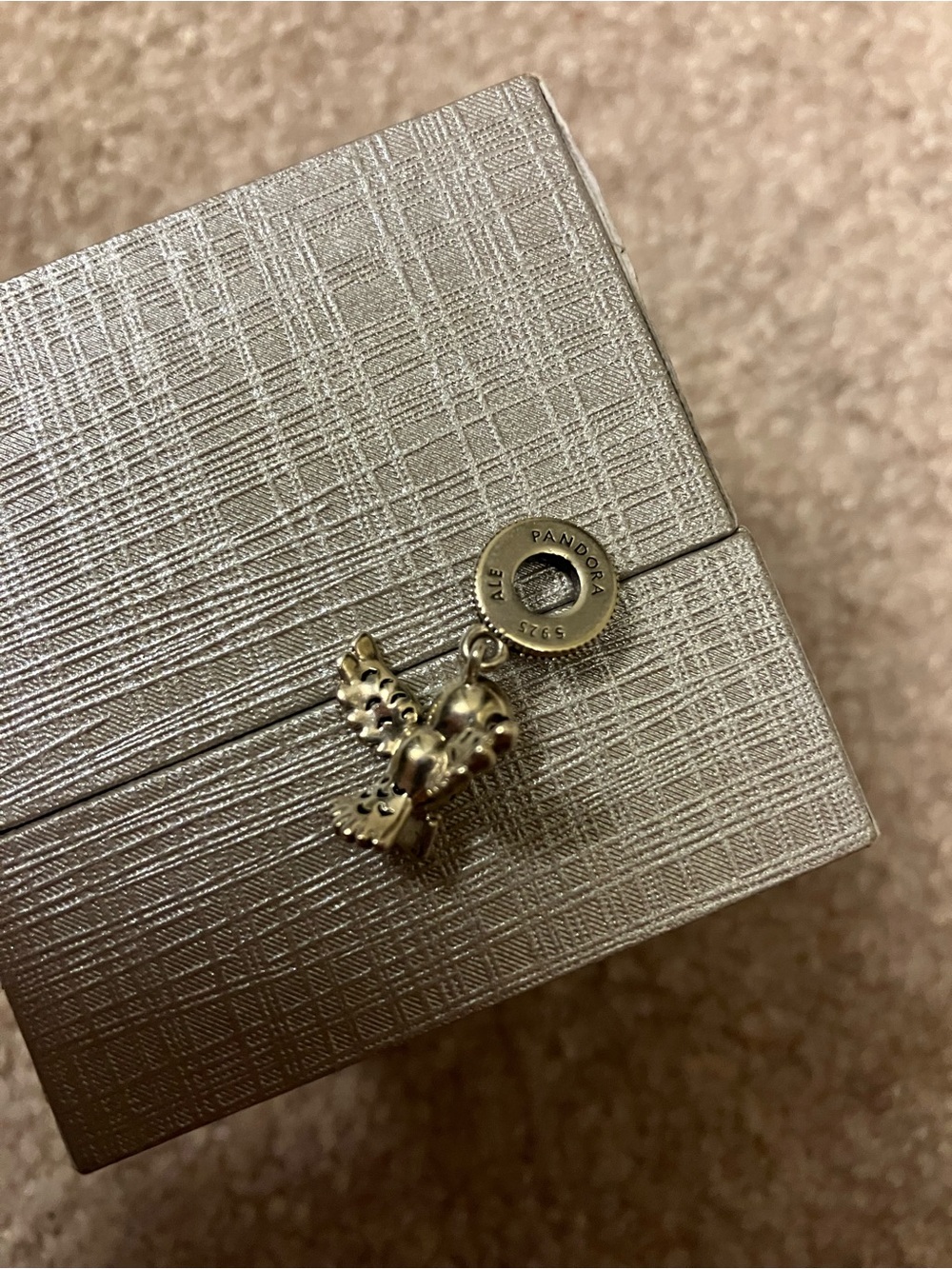 Pandora x Harry Potter Hedwig Owl Charm Carrying Hogwarts Letter - Picture 2 of 4